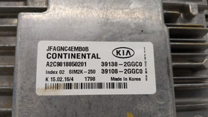 2016-2018 Kia Optima PCM Engine Control Computer ECU ECM PCU OEM P/N:39138-2GGC1 39108-2GGC1, 39138-2GGC0 Fits Fits 2016 2017 2018 OEM Used Auto Parts - Oemusedautoparts1.com 