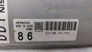 2014 Nissan Maxima PCM Engine Control Computer ECU ECM PCU OEM P/N:NEC009-003 A1H-3MD Fits OEM Used Auto Parts - Oemusedautoparts1.com 