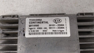 2011-2013 Kia Optima PCM Engine Control Computer ECU ECM PCU OEM P/N:39101-2G863 39111-2G863, 39101-2G864 Fits Fits 2011 2012 2013 OEM Used Auto Parts