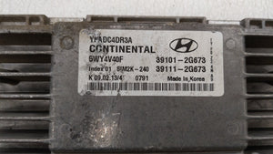 2011-2014 Hyundai Sonata PCM Engine Control Computer ECU ECM PCU OEM P/N:39101-2G661 39111-2G661 Fits Fits 2011 2012 2013 2014 OEM Used Auto Parts - Oemusedautoparts1.com 