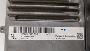 2015-2016 Acura Tlx PCM Engine Control Computer ECU ECM PCU OEM P/N:37820-RDF-A52 Fits Fits 2015 2016 OEM Used Auto Parts - Oemusedautoparts1.com 