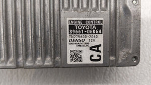 2012-2014 Toyota Camry PCM Engine Control Computer ECU ECM PCU OEM P/N:89661-06K83 89661-06K63 Fits Fits 2012 2013 2014 OEM Used Auto Parts