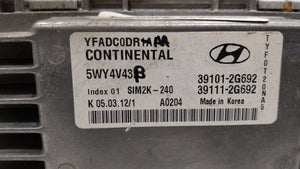 2011-2014 Hyundai Sonata PCM Engine Control Computer ECU ECM PCU OEM P/N:39101-2G692 39111-2G690 Fits Fits 2011 2012 2013 2014 OEM Used Auto Parts