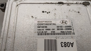 2011-2013 Hyundai Elantra PCM Engine Control Computer ECU ECM PCU OEM P/N:39102-2EMP2 39102-2EMP3 Fits Fits 2011 2012 2013 OEM Used Auto Parts - Oemusedautoparts1.com 