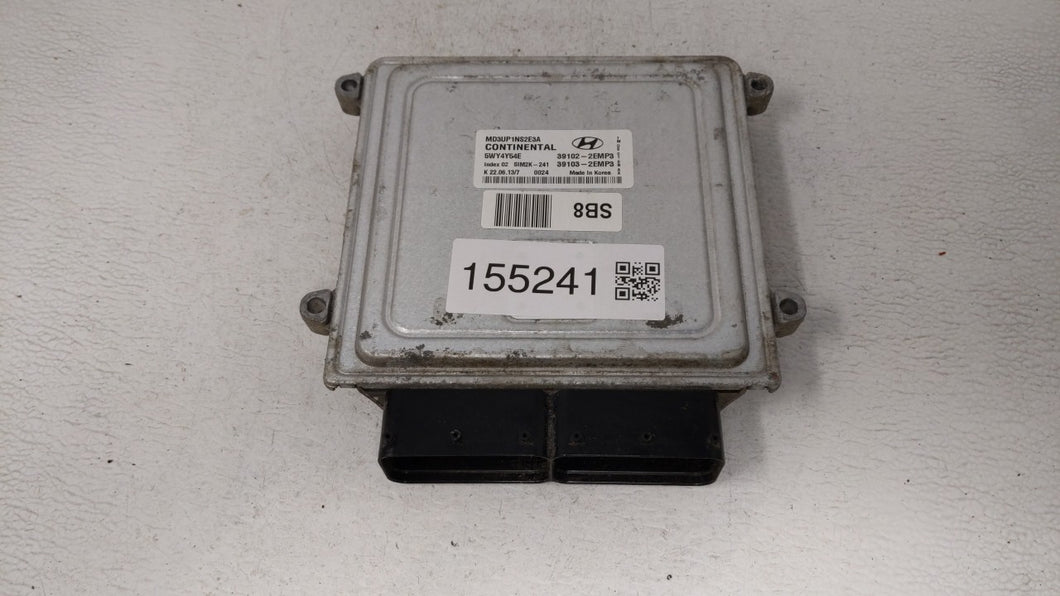 2011-2013 Hyundai Elantra PCM Engine Control Computer ECU ECM PCU OEM P/N:39102-2EMP2 39102-2EMP3 Fits Fits 2011 2012 2013 OEM Used Auto Parts - Oemusedautoparts1.com 