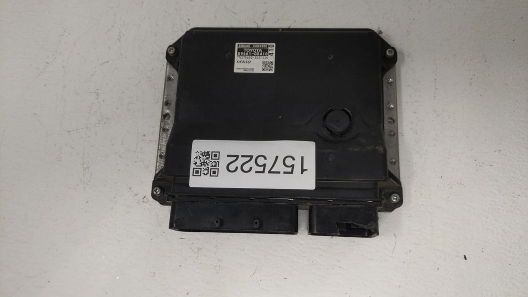 2015 Toyota Sienna PCM Engine Control Computer ECU ECM PCU OEM P/N:89661-08410 Fits Fits 2016 OEM Used Auto Parts - Oemusedautoparts1.com 