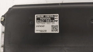 2015 Toyota Sienna PCM Engine Control Computer ECU ECM PCU OEM P/N:89661-08410 Fits Fits 2016 OEM Used Auto Parts - Oemusedautoparts1.com 