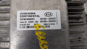 2016-2018 Kia Optima PCM Engine Control Computer ECU ECM PCU OEM P/N:39138-2GGC1 39108-2GGC1, 39138-2GGC0 Fits Fits 2016 2017 2018 OEM Used Auto Parts - Oemusedautoparts1.com 