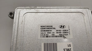 2014-2016 Hyundai Elantra PCM Engine Control Computer ECU ECM PCU OEM P/N:39102-2EML6 39103-2EML6 Fits Fits 2014 2015 2016 OEM Used Auto Parts - Oemusedautoparts1.com 