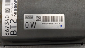 2015 Nissan Altima PCM Engine Control Computer ECU ECM PCU OEM P/N:BEM404-300 A1 NEC001-666, NEC013-028 Fits Fits 2013 2014 OEM Used Auto Parts