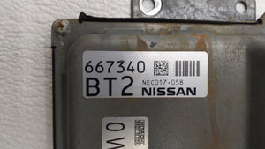 2015 Nissan Altima PCM Engine Control Computer ECU ECM PCU OEM P/N:BEM404-300 A1 NEC001-666, NEC013-028 Fits Fits 2013 2014 OEM Used Auto Parts