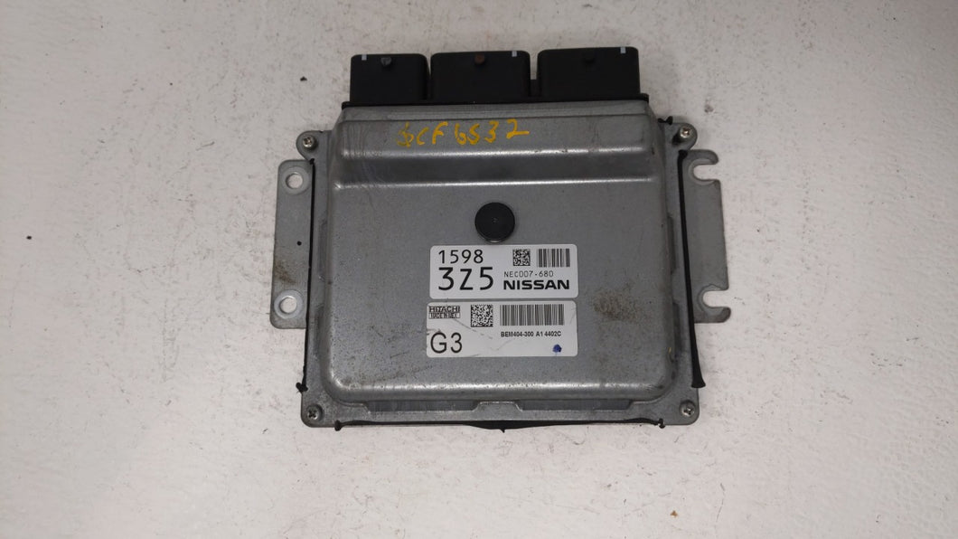 2015 Nissan Altima PCM Engine Control Computer ECU ECM PCU OEM P/N:BEM404-300 A1 NEC001-666, NEC013-028 Fits Fits 2013 2014 OEM Used Auto Parts