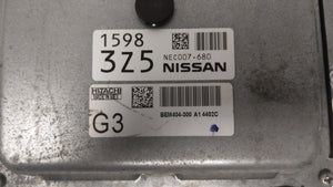 2015 Nissan Altima PCM Engine Control Computer ECU ECM PCU OEM P/N:BEM404-300 A1 NEC001-666, NEC013-028 Fits Fits 2013 2014 OEM Used Auto Parts