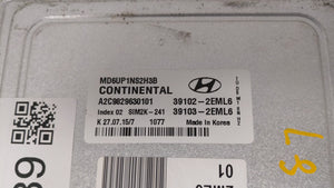 2014-2016 Hyundai Elantra PCM Engine Control Computer ECU ECM PCU OEM P/N:39133-2EGE0 39102-2EML6 Fits Fits 2014 2015 2016 OEM Used Auto Parts