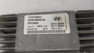 2011-2014 Hyundai Sonata PCM Engine Control Computer ECU ECM PCU OEM P/N:39101-2G661 39111-2G661 Fits Fits 2011 2012 2013 2014 OEM Used Auto Parts - Oemusedautoparts1.com 