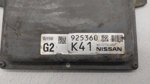 2014 Nissan Pathfinder PCM Engine Control Computer ECU ECM PCU OEM P/N:NEC010-035 NEC010-033 Fits OEM Used Auto Parts