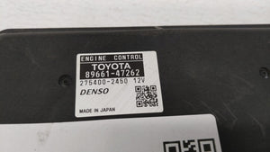 2010 Toyota Prius PCM Engine Control Computer ECU ECM PCU OEM P/N:89661-47262 89681-47081 Fits OEM Used Auto Parts - Oemusedautoparts1.com 