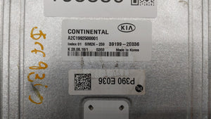 2019 Kia Forte PCM Engine Control Computer ECU ECM PCU OEM P/N:39199-2E036 Fits OEM Used Auto Parts