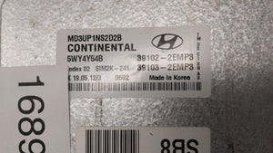 2011-2013 Hyundai Elantra PCM Engine Control Computer ECU ECM PCU OEM P/N:39102-2EMP2 39102-2EMP3 Fits Fits 2011 2012 2013 OEM Used Auto Parts - Oemusedautoparts1.com 