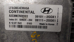 2015-2017 Hyundai Sonata PCM Engine Control Computer ECU ECM PCU OEM P/N:39101-2GGK0 39101-2GGL4 Fits Fits 2015 2016 2017 OEM Used Auto Parts - Oemusedautoparts1.com 