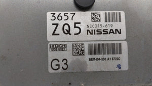 2013-2015 Nissan Sentra PCM Engine Control Computer ECU ECM PCU OEM P/N:BEM404-300 A1 NEC001-666 Fits Fits 2013 2014 2015 OEM Used Auto Parts - Oemusedautoparts1.com 