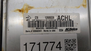 2017-2018 Chevrolet Sonic PCM Engine Control Computer ECU ECM PCU OEM P/N:12679097 12670309, 12695536 Fits Fits 2017 2018 2019 OEM Used Auto Parts - Oemusedautoparts1.com 