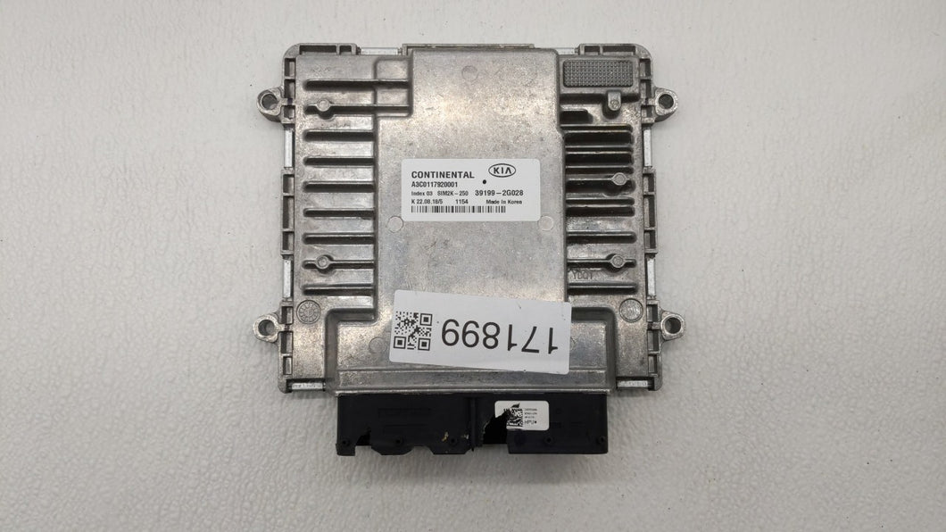 2019 Kia Optima PCM Engine Control Computer ECU ECM PCU OEM P/N:39199-2G028 39170-2GJK5, 39171-2GJK5 Fits OEM Used Auto Parts - Oemusedautoparts1.com 