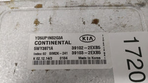 2015 Kia Forte PCM Engine Control Computer ECU ECM PCU OEM P/N:39102-2EXB5 39103-2EXB5, 39103-2EXB1, 39102-2EXB1 Fits OEM Used Auto Parts - Oemusedautoparts1.com 