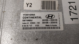 2011-2015 Hyundai Sonata PCM Engine Control Computer ECU ECM PCU OEM P/N:39155-2G912 39105-2G912 Fits OEM Used Auto Parts - Oemusedautoparts1.com 