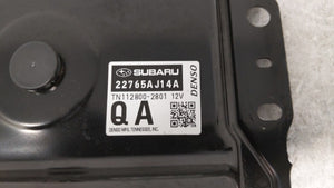 2016 Subaru Legacy PCM Engine Control Computer ECU ECM PCU OEM P/N:22765AJ14A Fits OEM Used Auto Parts - Oemusedautoparts1.com 