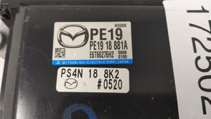 2014 Mazda 3 PCM Engine Control Computer ECU ECM PCU OEM P/N:PE19 18 881A PS5G 18 8K2, PEDM 18 881, PEAB 18 881A Fits OEM Used Auto Parts