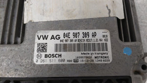 2013-2016 Volkswagen Jetta PCM Engine Control Computer ECU ECM PCU OEM P/N:04E 907 309 AP Fits Fits 2013 2014 2015 2016 OEM Used Auto Parts - Oemusedautoparts1.com 