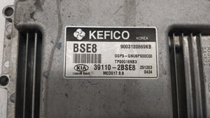 2016 Kia Soul PCM Engine Control Computer ECU ECM PCU OEM P/N:39110-2BSG3 39110-2BSE8 Fits OEM Used Auto Parts - Oemusedautoparts1.com 