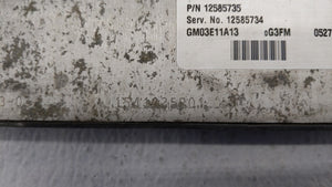 2003-2003 Saturn Ion Engine Computer Ecu Pcm Ecm Pcu OEM 178106