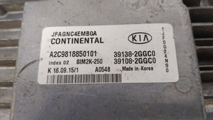 2016-2018 Kia Optima PCM Engine Control Computer ECU ECM PCU OEM P/N:39138-2GGC1 39108-2GGC1, 39138-2GGC0 Fits Fits 2016 2017 2018 OEM Used Auto Parts