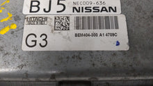 2013-2015 Nissan Sentra PCM Engine Control Computer ECU ECM PCU OEM P/N:BEM404-300 A1 NEC001-666 Fits Fits 2013 2014 2015 OEM Used Auto Parts - Oemusedautoparts1.com 