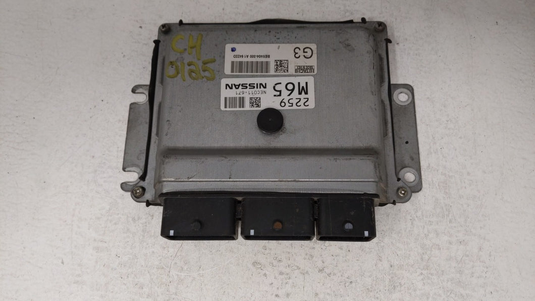 2013-2015 Nissan Sentra PCM Engine Control Computer ECU ECM PCU OEM P/N:BEM404-300 A1 NEC001-666 Fits Fits 2013 2014 2015 OEM Used Auto Parts - Oemusedautoparts1.com 