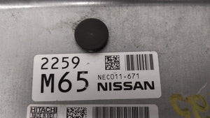 2013-2015 Nissan Sentra PCM Engine Control Computer ECU ECM PCU OEM P/N:BEM404-300 A1 NEC001-666 Fits Fits 2013 2014 2015 OEM Used Auto Parts - Oemusedautoparts1.com 