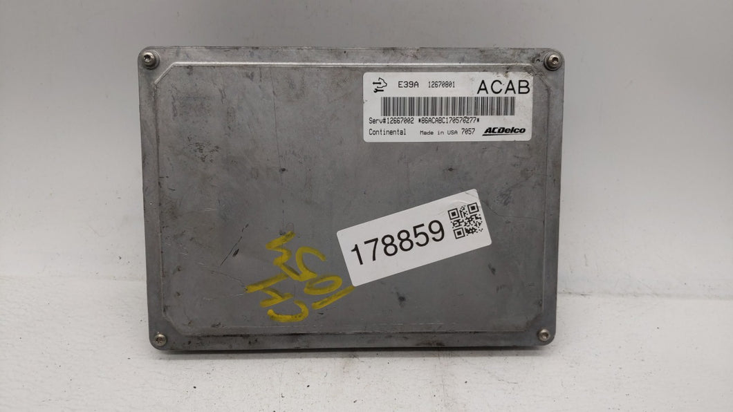 2017-2017 Chevrolet Traverse Motor Computadora Ecu Pcm Ecm Pcu OEM 178859