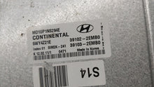 2011 Hyundai Elantra PCM Engine Control Computer ECU ECM PCU OEM P/N:39102-2EMB0 39103-2EMB0, 39102-2EMA0, 39103-2EMA0 Fits OEM Used Auto Parts