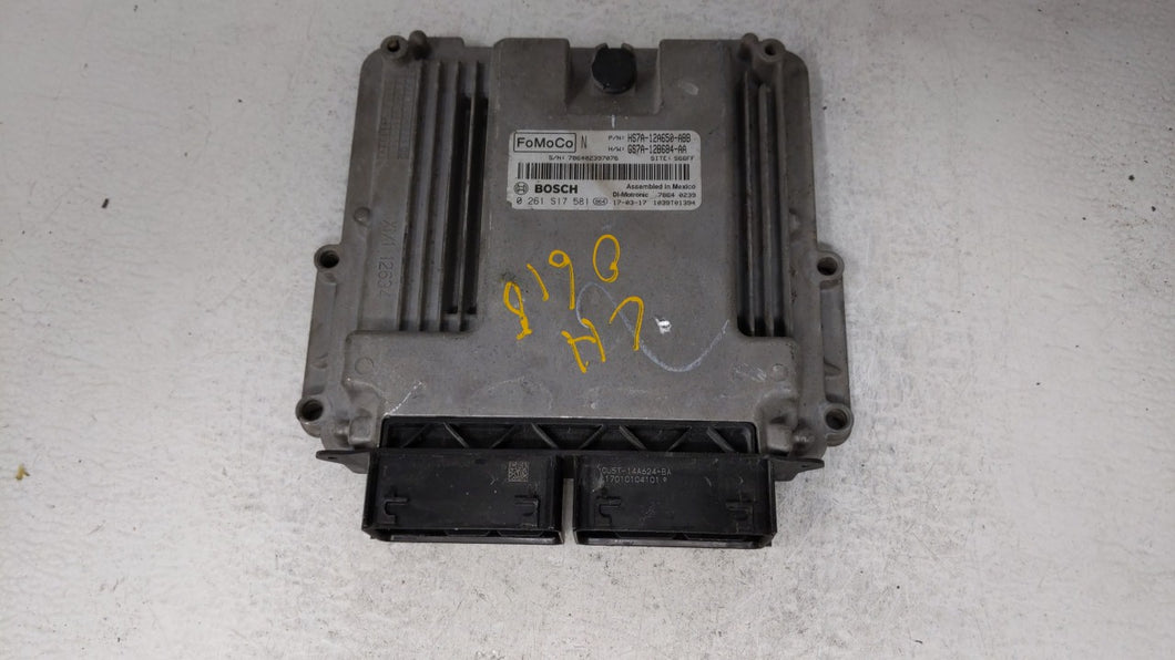 2017-2019 Ford Fusion PCM Engine Control Computer ECU ECM PCU OEM P/N:KS7A-12A650-BCA HS7A-12A650-ABB Fits Fits 2017 2018 2019 OEM Used Auto Parts - Oemusedautoparts1.com 