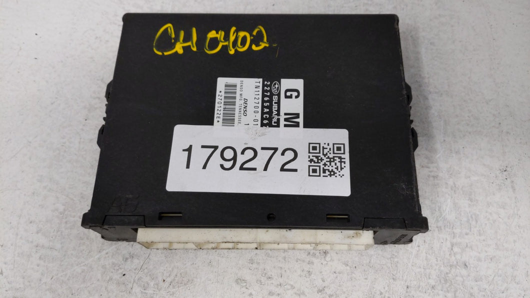 2012 Subaru Legacy PCM Engine Control Computer ECU ECM PCU OEM P/N:22765AC67B Fits OEM Used Auto Parts - Oemusedautoparts1.com 