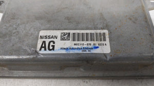 2011-2013 Nissan Altima PCM Engine Control Computer ECU ECM PCU OEM P/N:MEC114-100 MEC112-130 B1 Fits Fits 2011 2012 2013 OEM Used Auto Parts - Oemusedautoparts1.com 