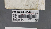 2014 Volkswagen Jetta PCM Engine Control Computer ECU ECM PCU OEM P/N:06K 906 070 C 06K 907 425, 06K 906 070 F Fits OEM Used Auto Parts