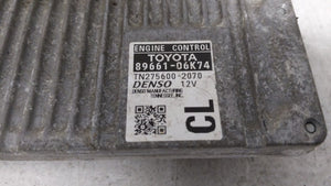 2012-2014 Toyota Camry PCM Engine Control Computer ECU ECM PCU OEM P/N:89661-06K73 89661-06K74 Fits Fits 2012 2013 2014 OEM Used Auto Parts - Oemusedautoparts1.com 