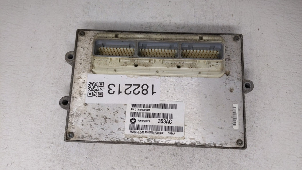 2002 Gmc Envoy PCM Engine Control Computer ECU ECM PCU OEM P/N:12223160 16255240 Fits OEM Used Auto Parts - Oemusedautoparts1.com 