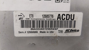 2017-2019 Buick Encore PCM Engine Control Computer ECU ECM PCU OEM P/N:12679097 12670309, 12695536 Fits Fits 2017 2018 2019 OEM Used Auto Parts - Oemusedautoparts1.com 