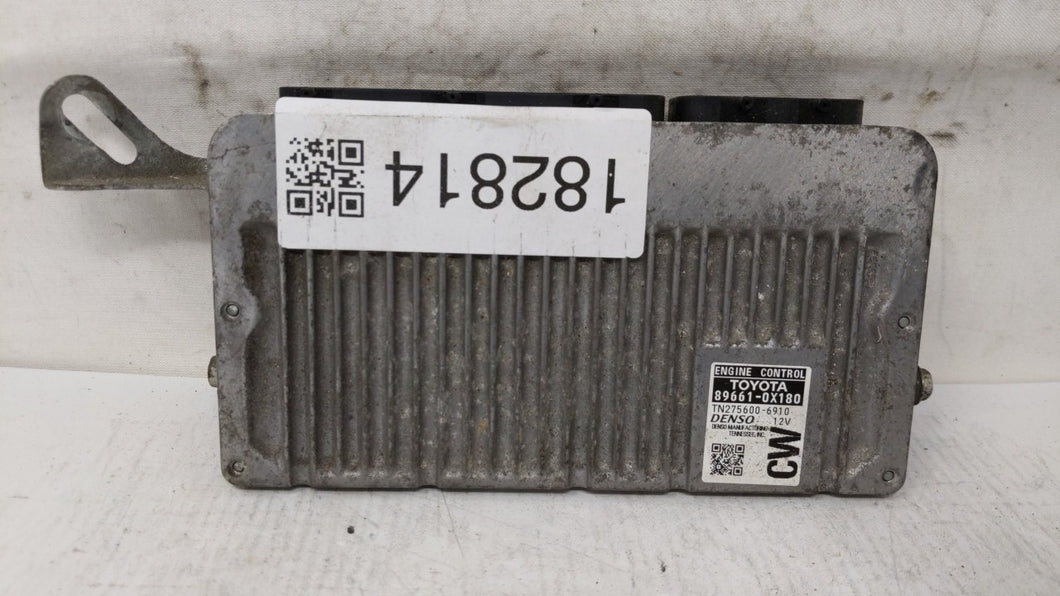 2016 Toyota Camry PCM Engine Control Computer ECU ECM PCU OEM P/N:89661-0X180 Fits OEM Used Auto Parts - Oemusedautoparts1.com 