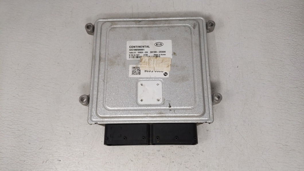 2020 Kia Forte PCM Engine Control Computer ECU ECM PCU OEM P/N:39199-2E036 Fits OEM Used Auto Parts