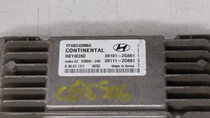 2011-2014 Hyundai Sonata PCM Engine Control Computer ECU ECM PCU OEM P/N:39101-2G661 39111-2G661 Fits Fits 2011 2012 2013 2014 OEM Used Auto Parts - Oemusedautoparts1.com 